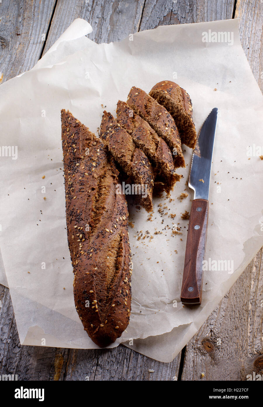 Brown Bread Stock Photo