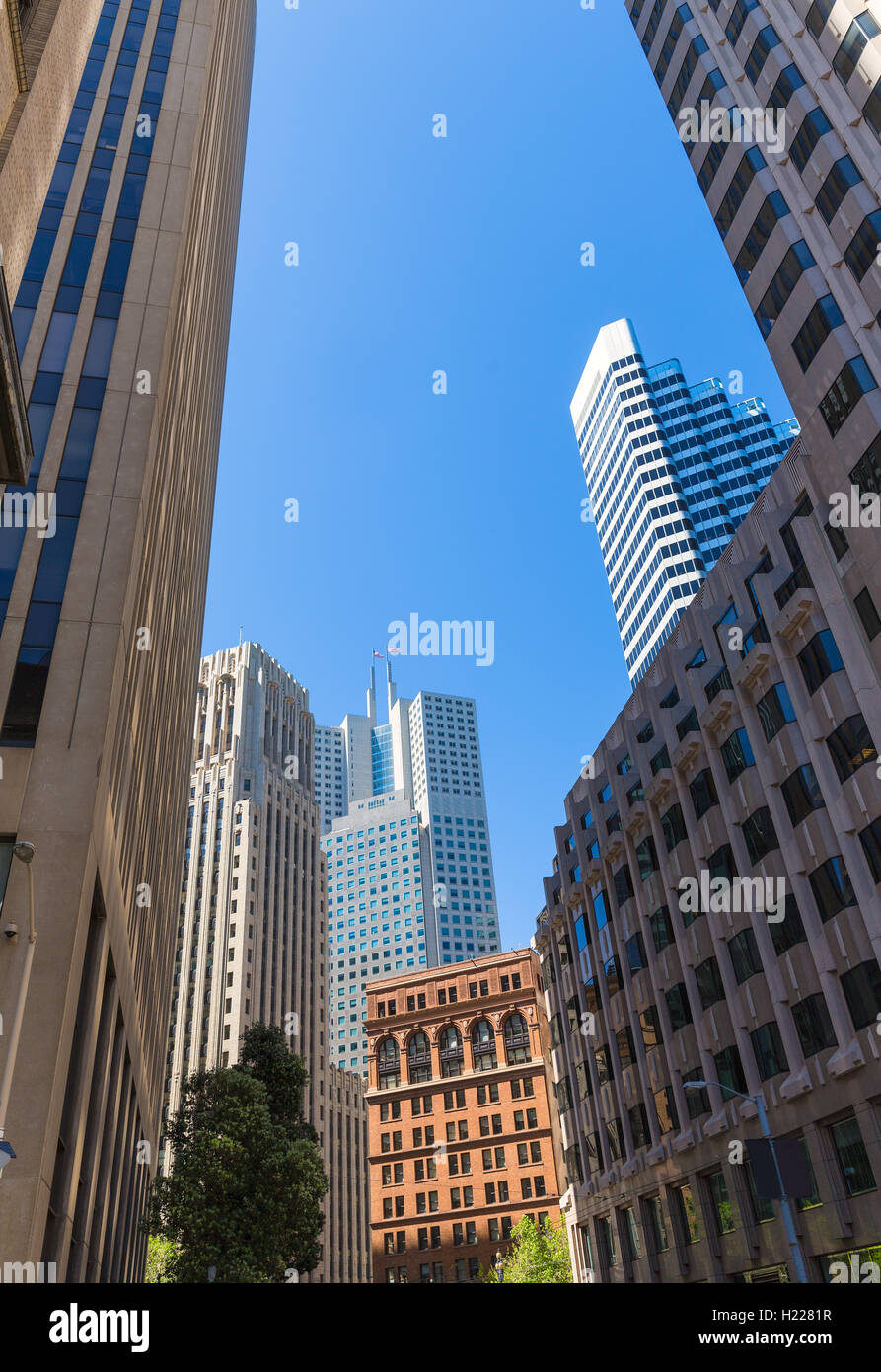 San Francisco downtown buildings in California Stock Photo - Alamy