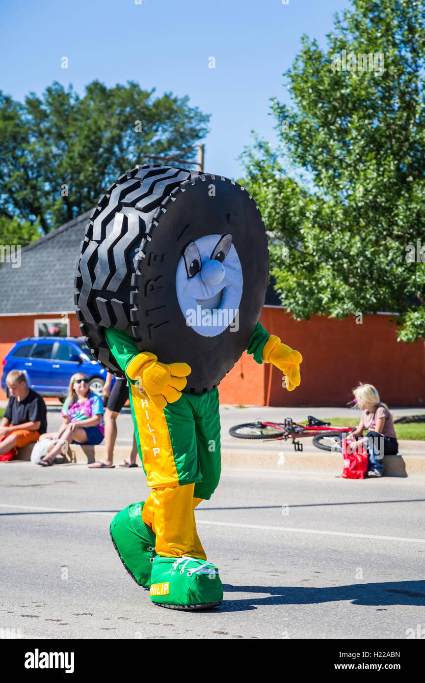 The Harvest festival 2016 street parade in Winkler, Manitoba, Canada. Stock Photo