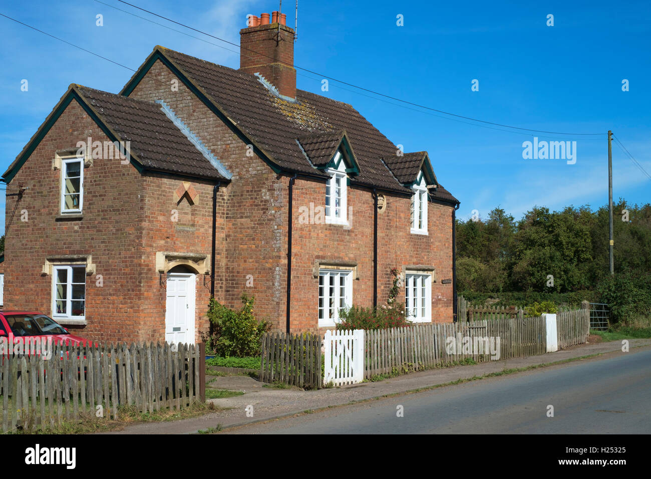 Around Berkeley a small town in Gloucestershire Cottages at Ham near