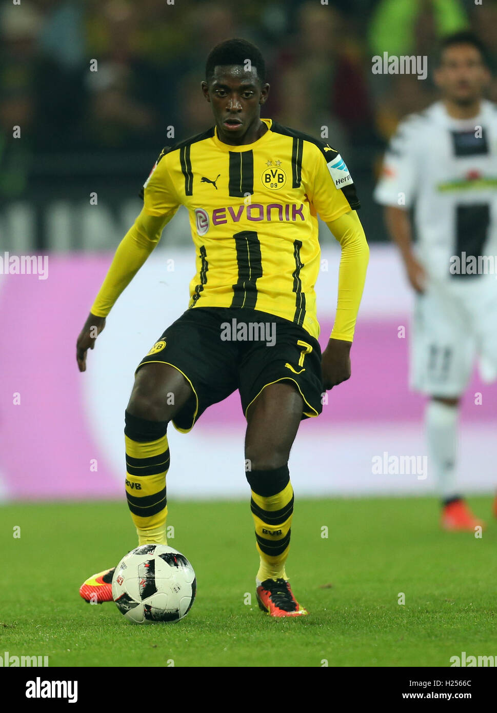 Dortmund, Germany. 23rd Sep, 2016. Ousmane Dembele from Dortmund in ...