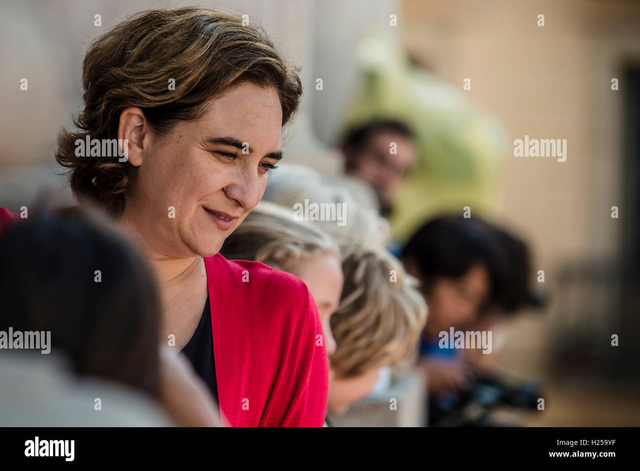 Barcelona, Spain. 24th September, 2016: ADA COLAU, Mayoress of ...