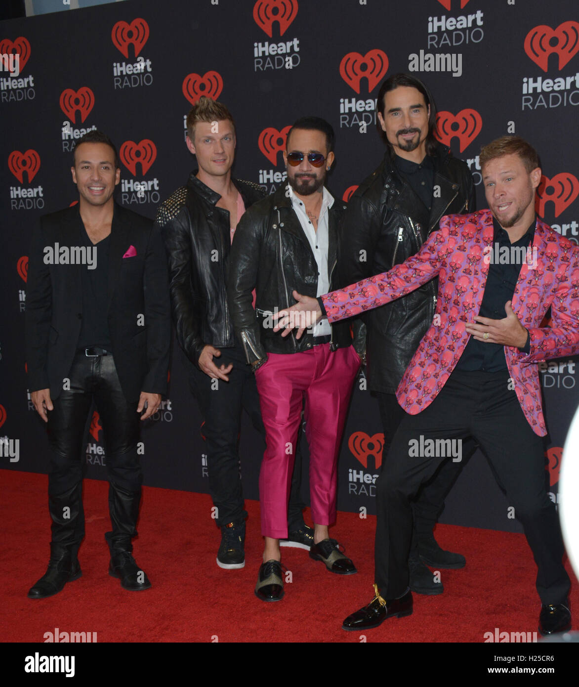 Las Vegas, Nevada, USA. 24th Sep, 2016. Pop group Backstreet Boys