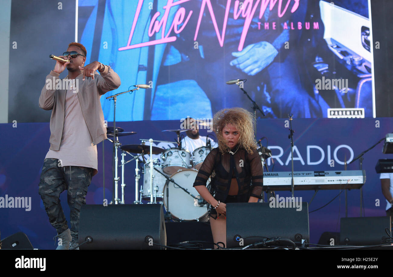Las Vegas, Nevada, USA. 25th Sep, 2016. Rapper Jeremih performs during ...