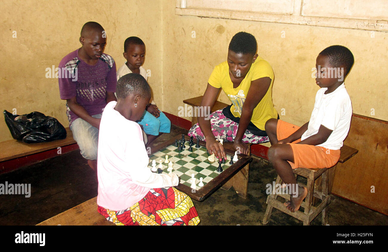 Kampala, Uganda. 6th Sep, 2016. Chess player Stella Babirye