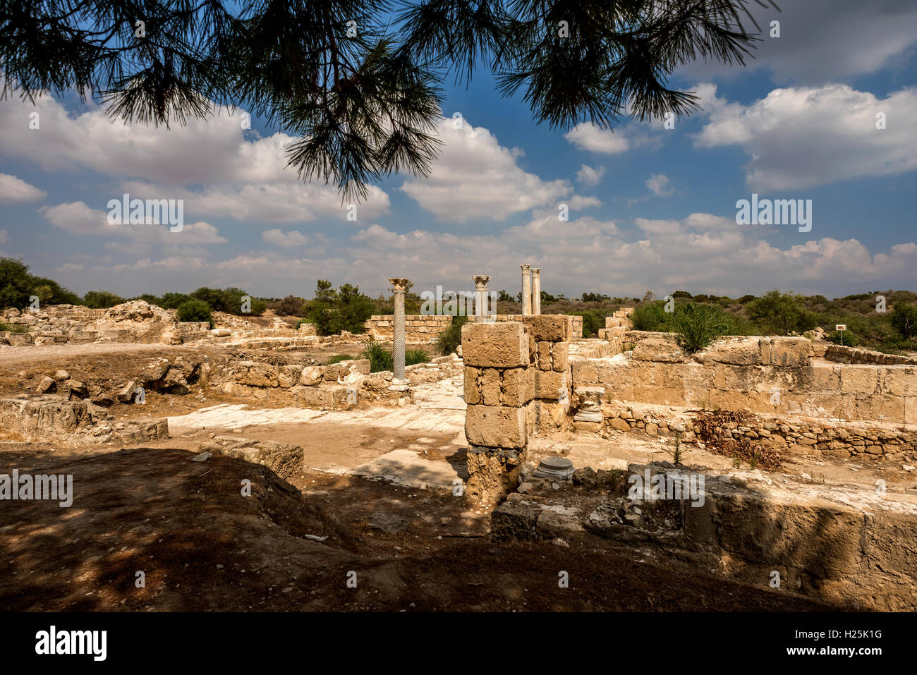 The ancient Greek, Roman and Byzantine city of Salamis in northern