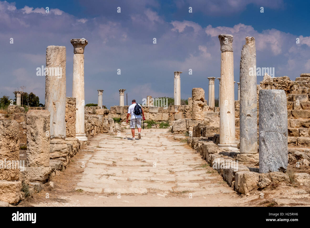 The ancient Greek, Roman and Byzantine city of Salamis in northern