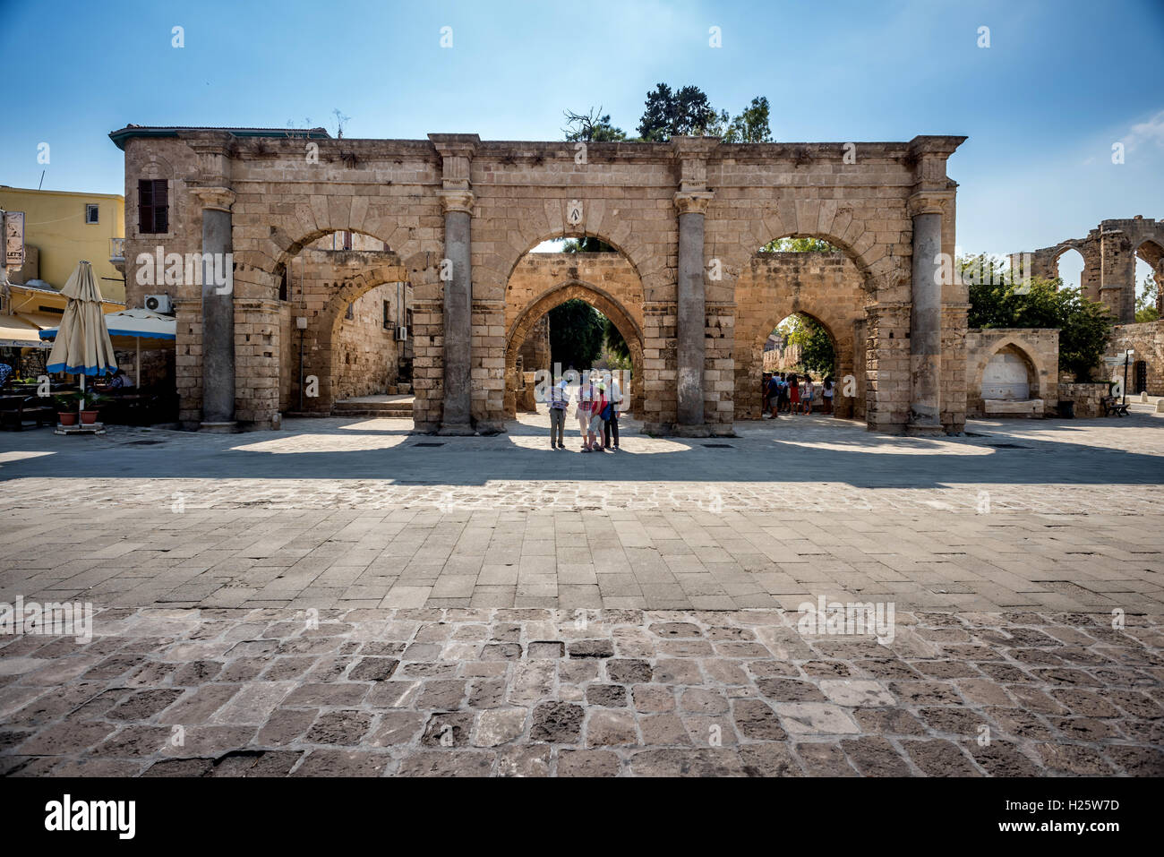 Old city gates in Famagusta / Varosha in northern Cyprus Stock Photo