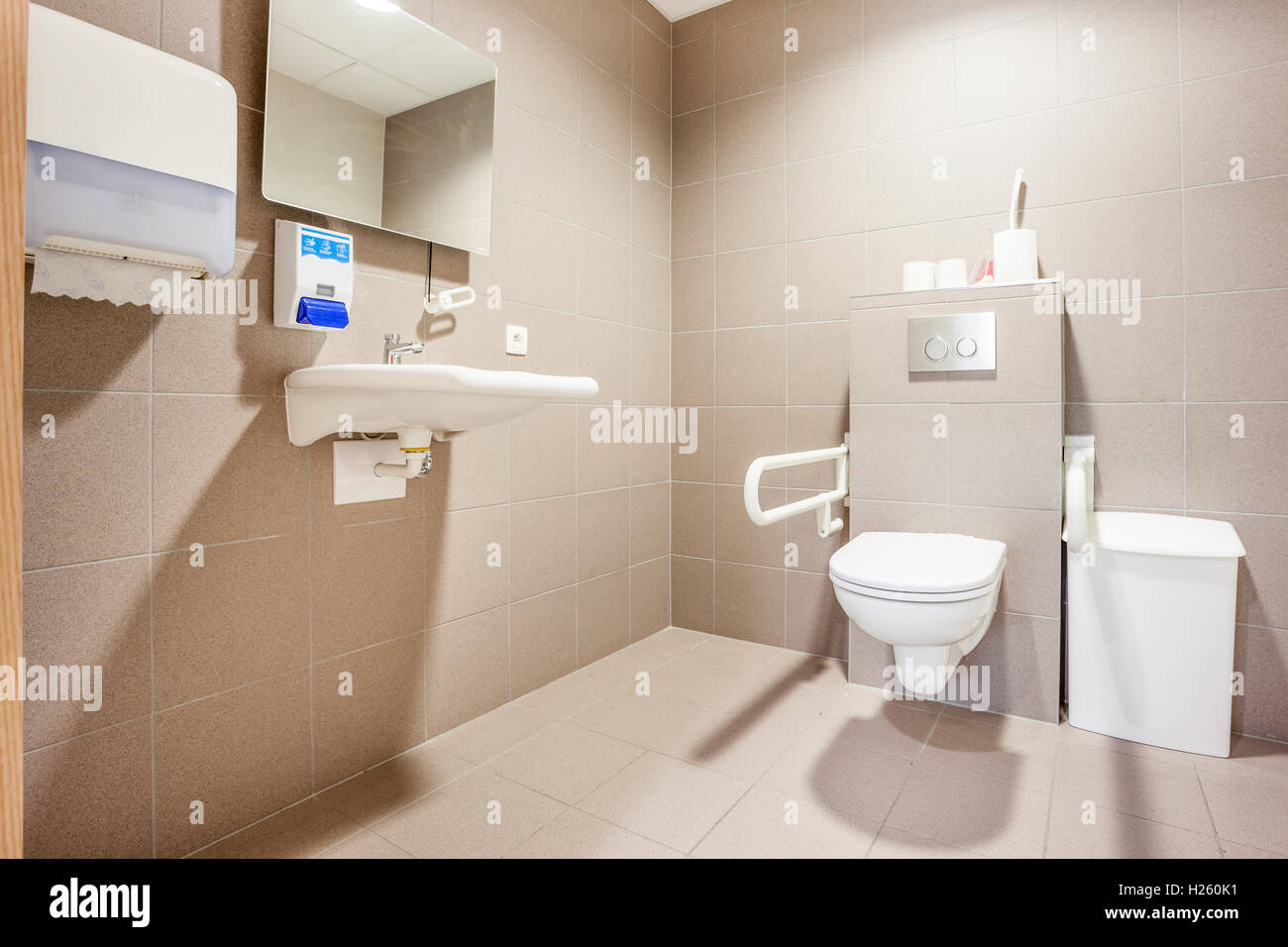 public disabled toilet in a large building Stock Photo Alamy