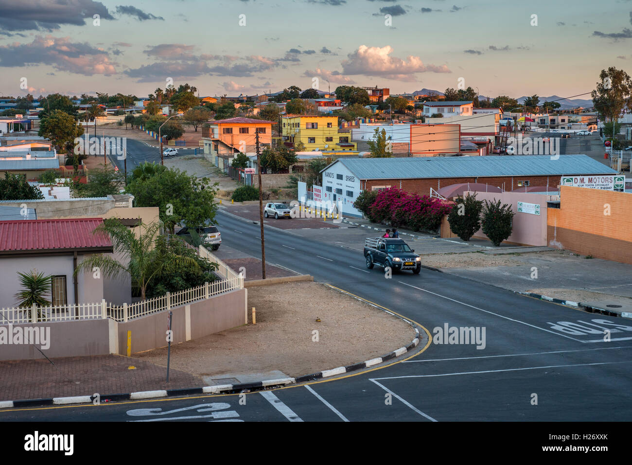 City view, Windhoek, Namibia Stock Photo