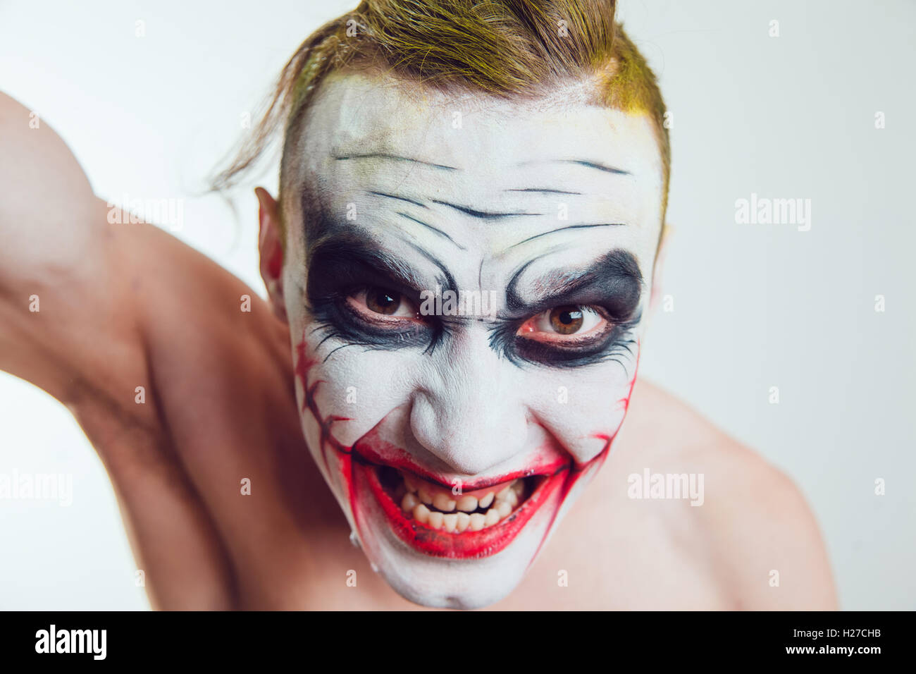 Young mexican man body paint hi-res stock photography and images - Alamy