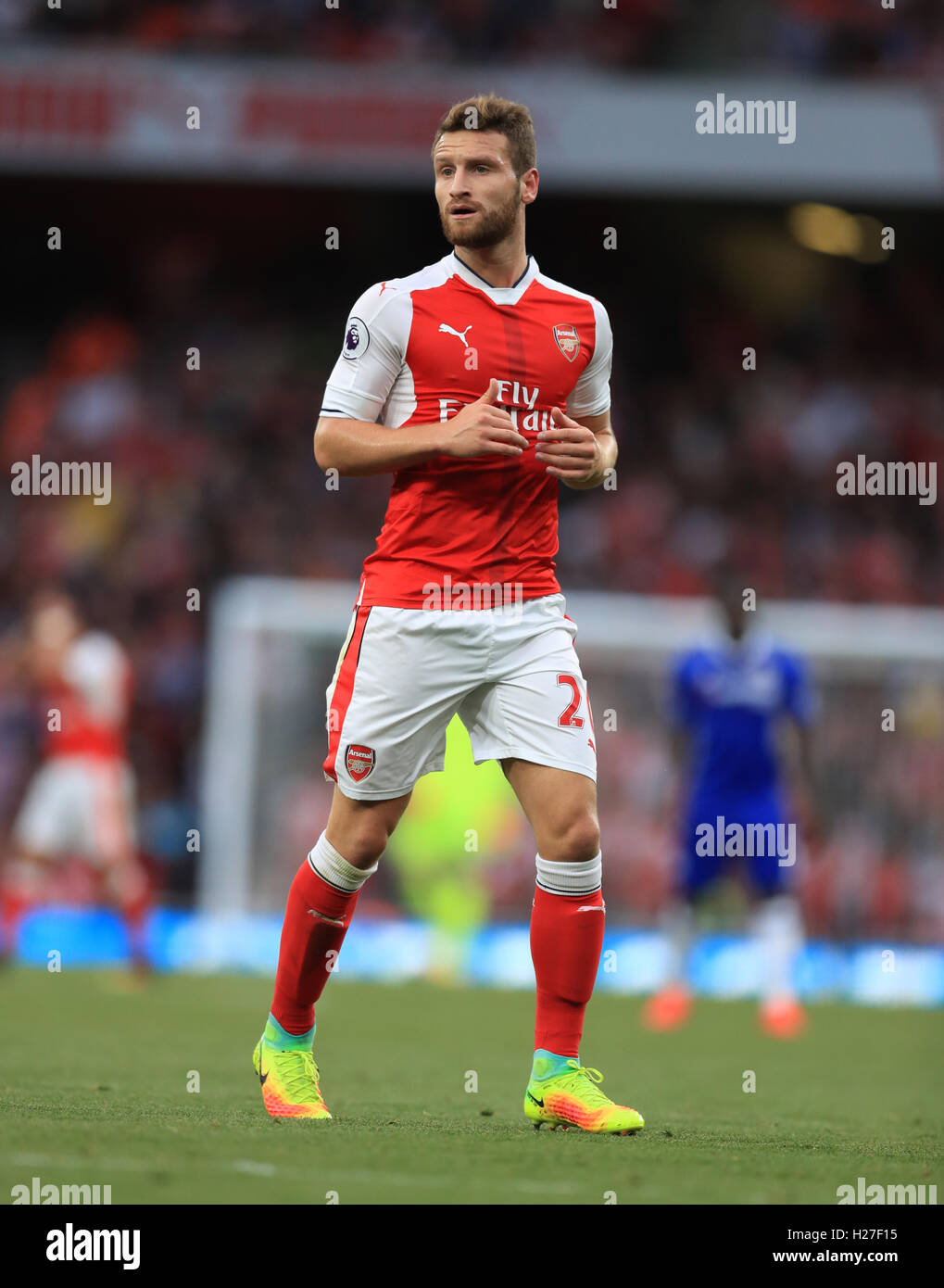 Arsenal's Shkodran Mustafi during the Premier League match at the ...