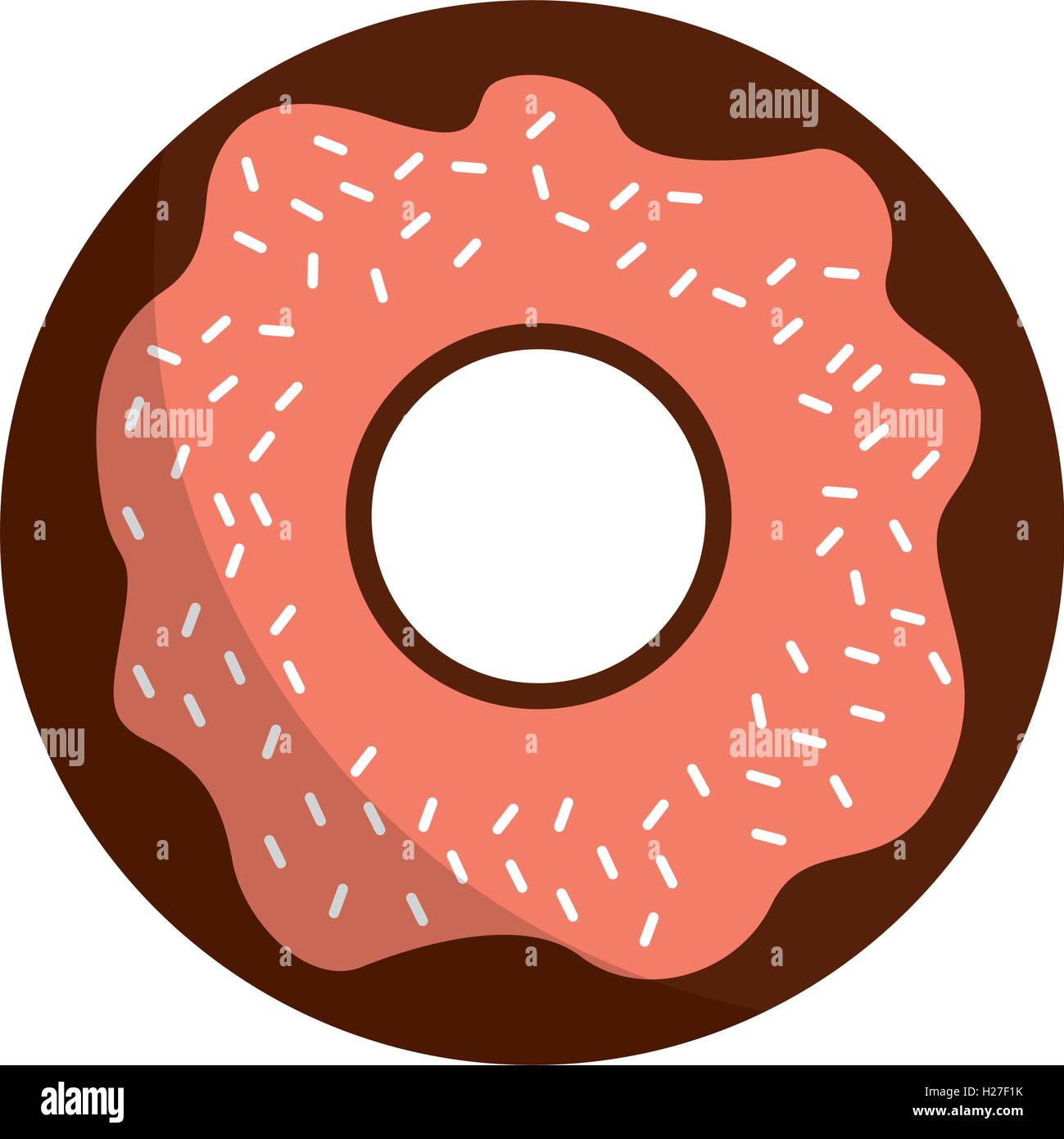 delicious sweet donut icon Stock Vector Image & Art - Alamy