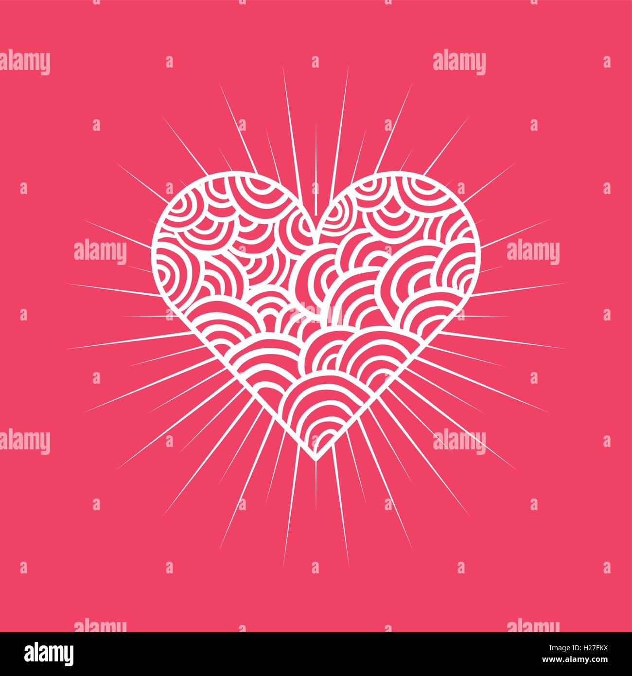 love romantic card isolated Stock Vector Image & Art - Alamy