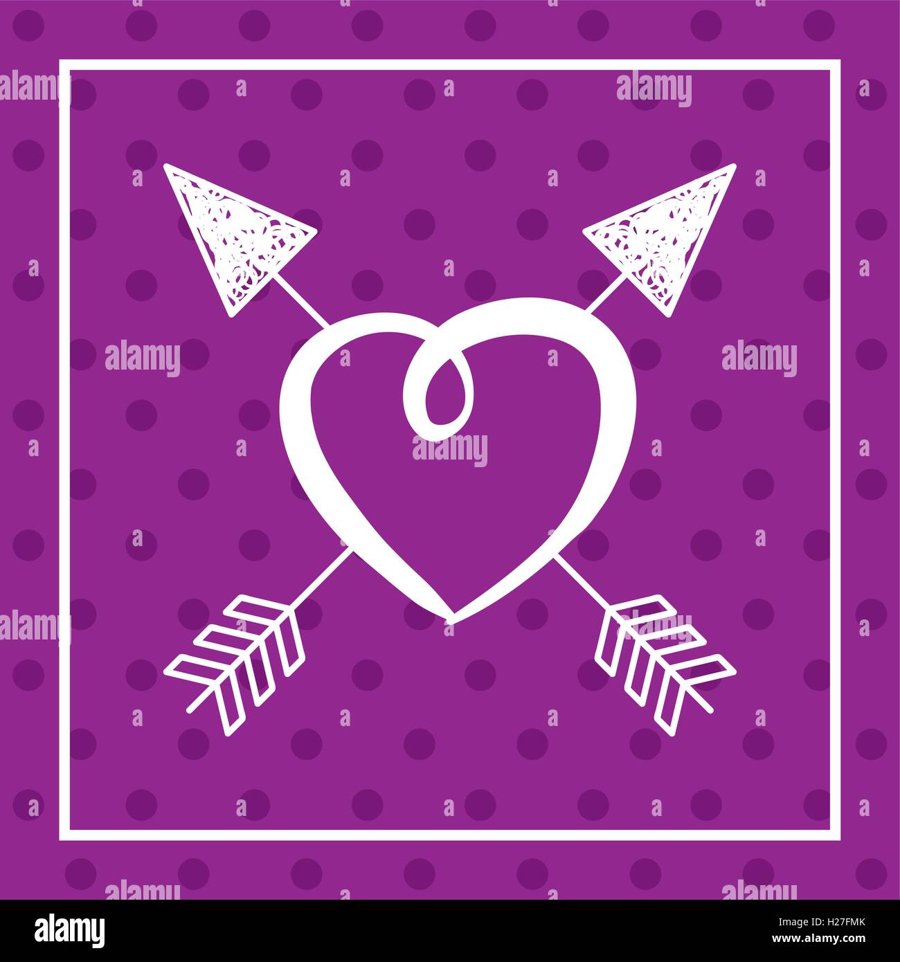 love romantic card isolated Stock Vector Image & Art - Alamy