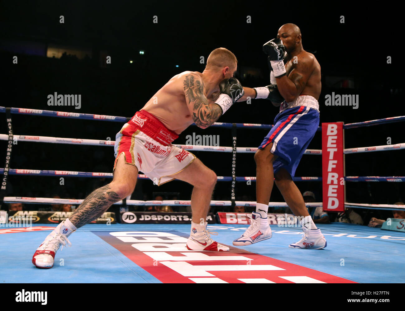 Callum Johnson (left) and Willbeforce Shihepo during the Commonwealth ...