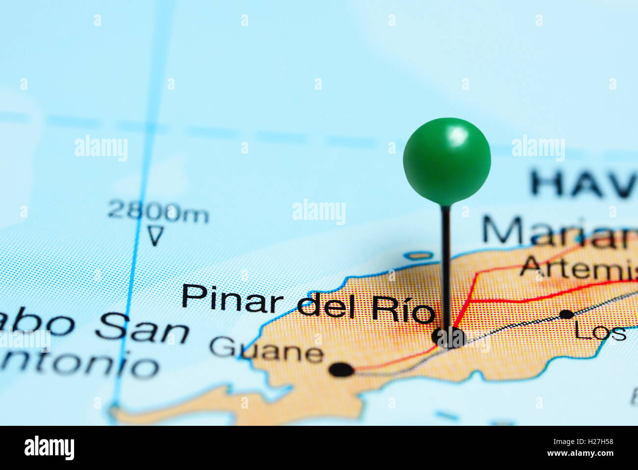 Pinar Del Rio Cuba Map Pinar Del Rio Cuba Map High Resolution Stock Photography And Images - Alamy