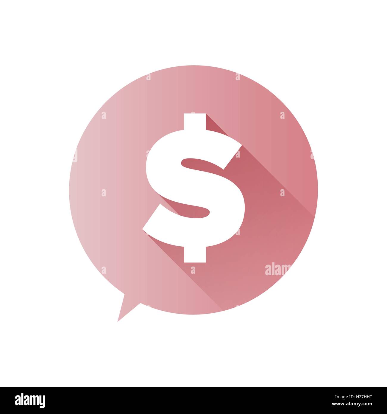 Dollar sign - vector flat design Stock Vector Image & Art - Alamy