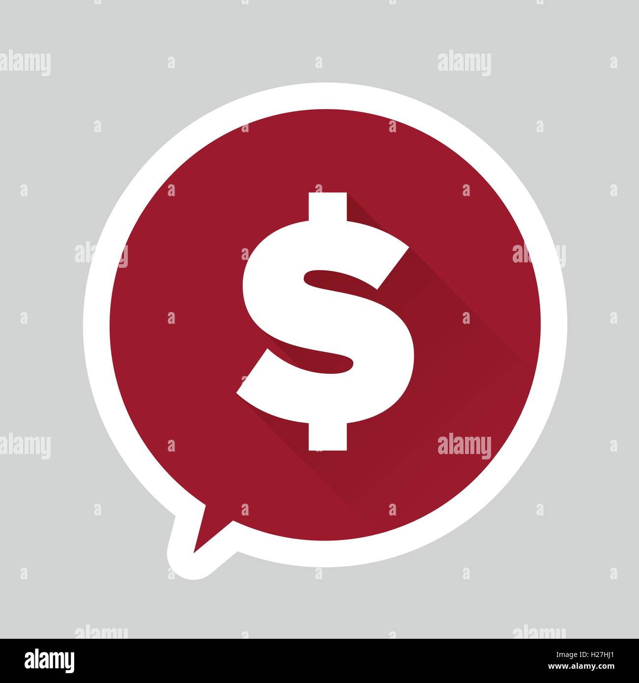 Dollar sign - vector flat design Stock Vector Image & Art - Alamy