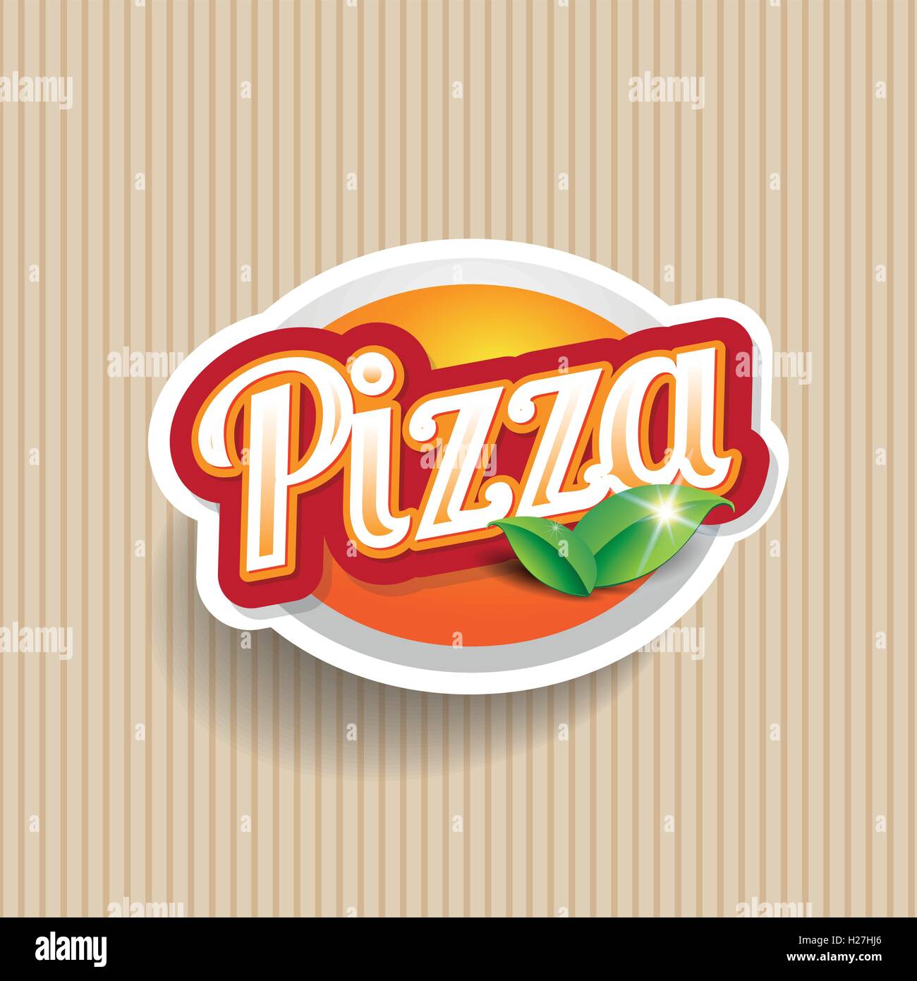 Pizza lettering - vector Stock Vector Image & Art - Alamy