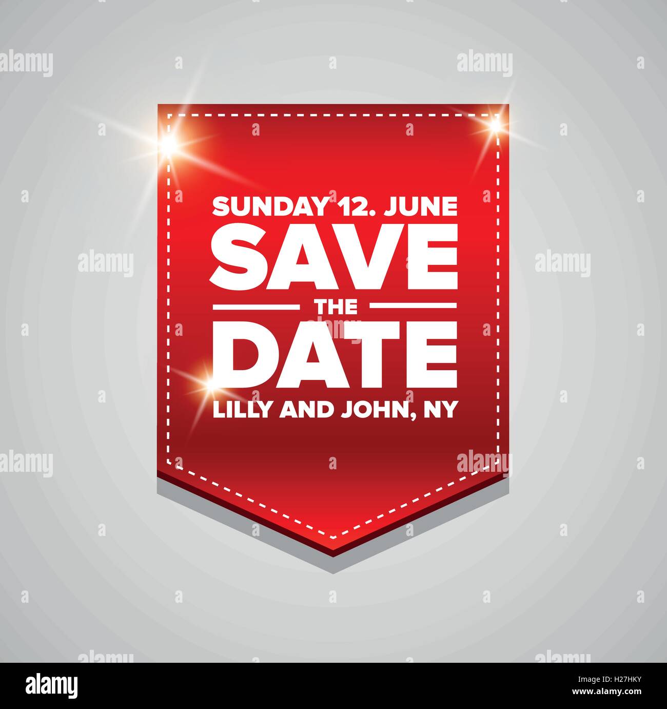 Save the date vector ribbon Stock Vector Image & Art - Alamy