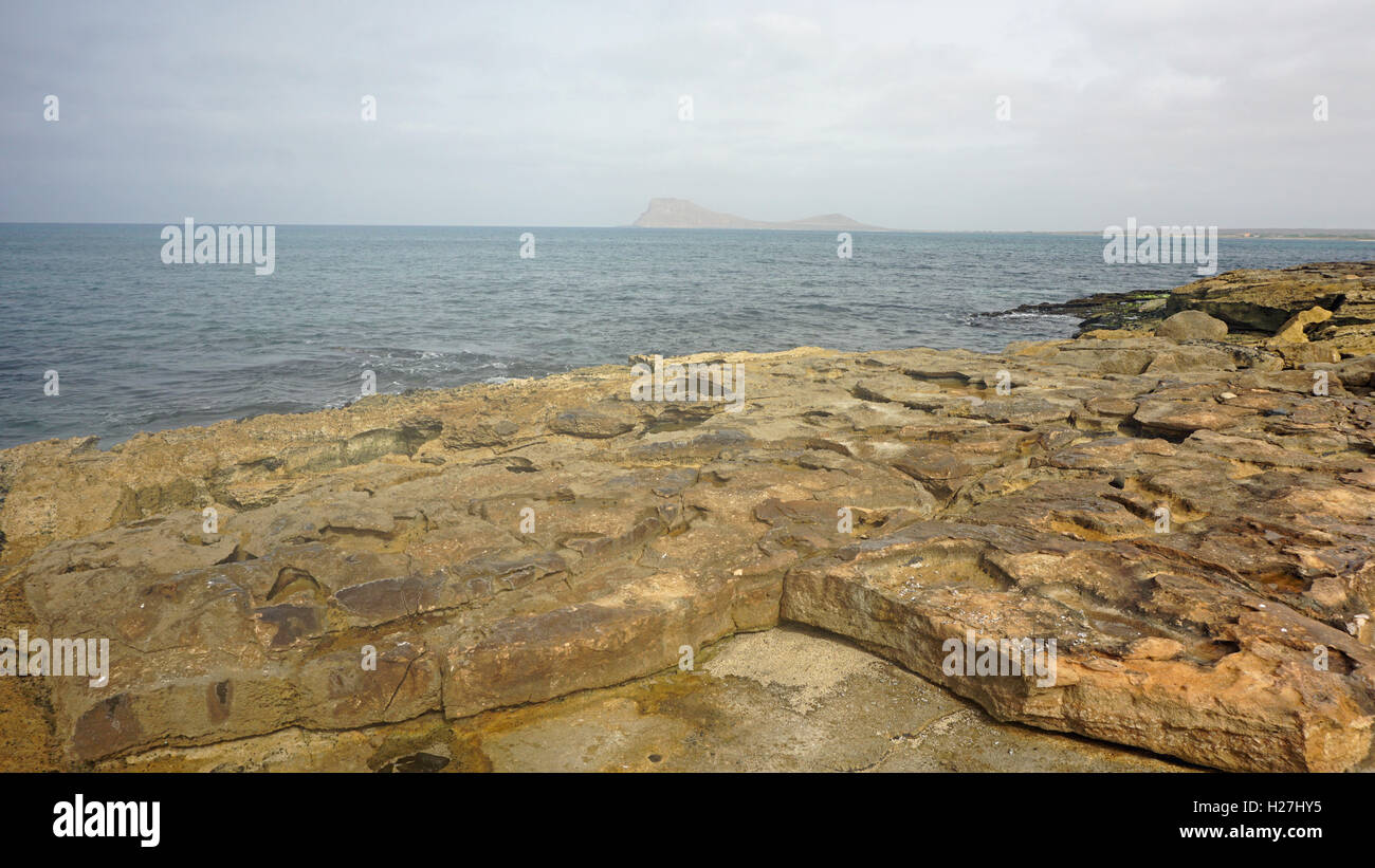 small granite rocks on coast of cape verden Stock Photo - Alamy