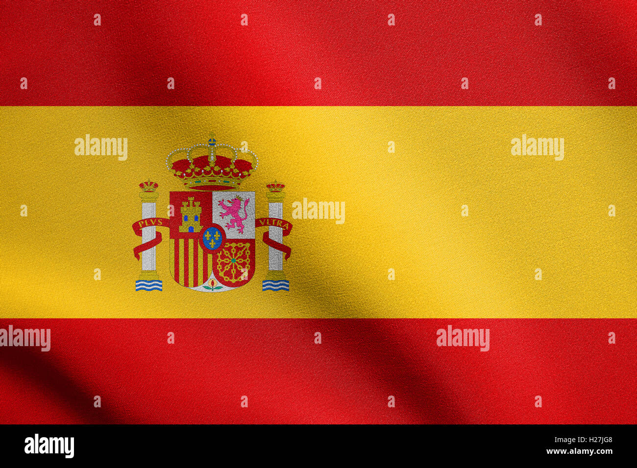Spanish national symbol. Patriotic background design. Flag of Spain