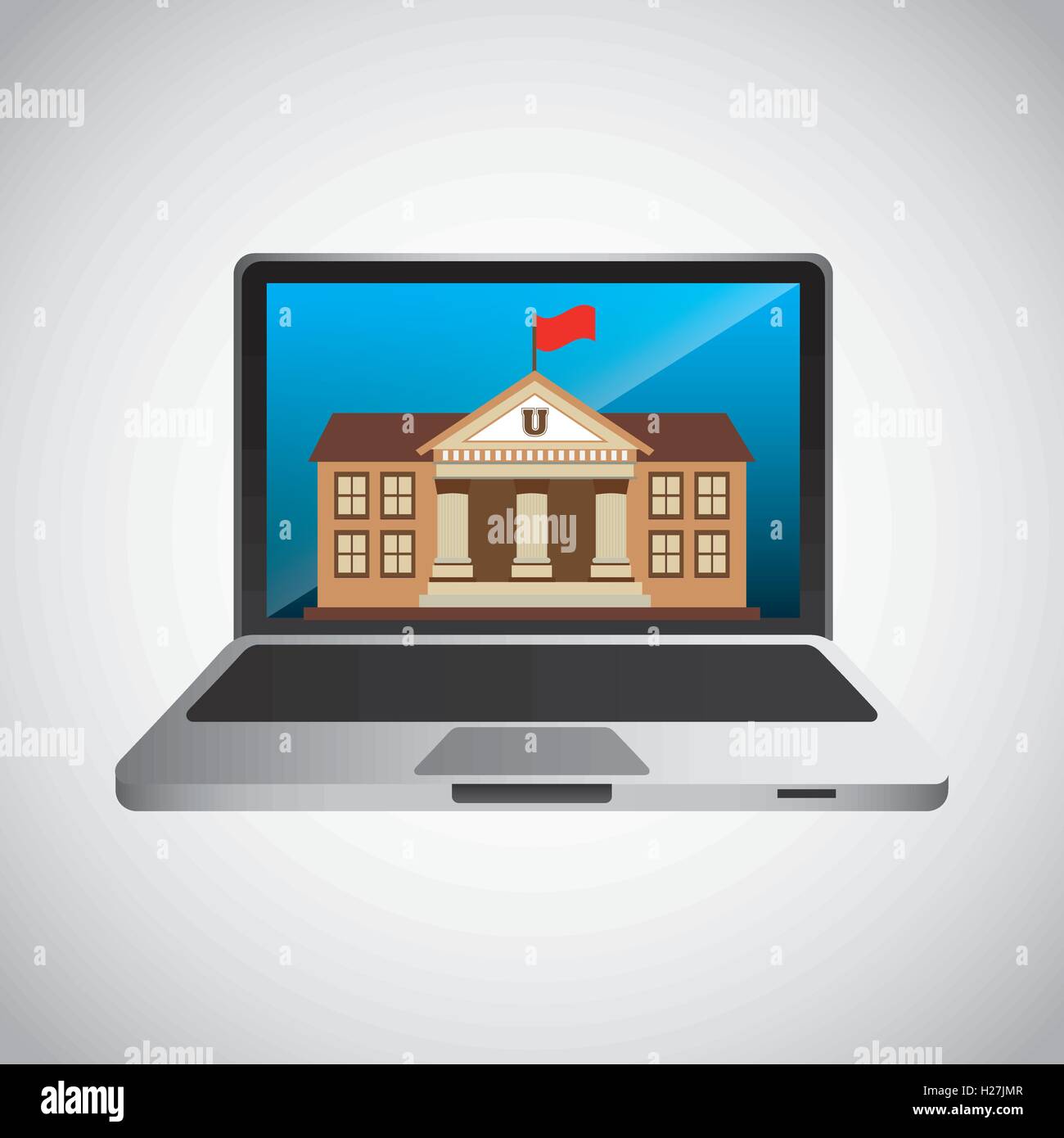 online education concept icon Stock Vector Image & Art - Alamy