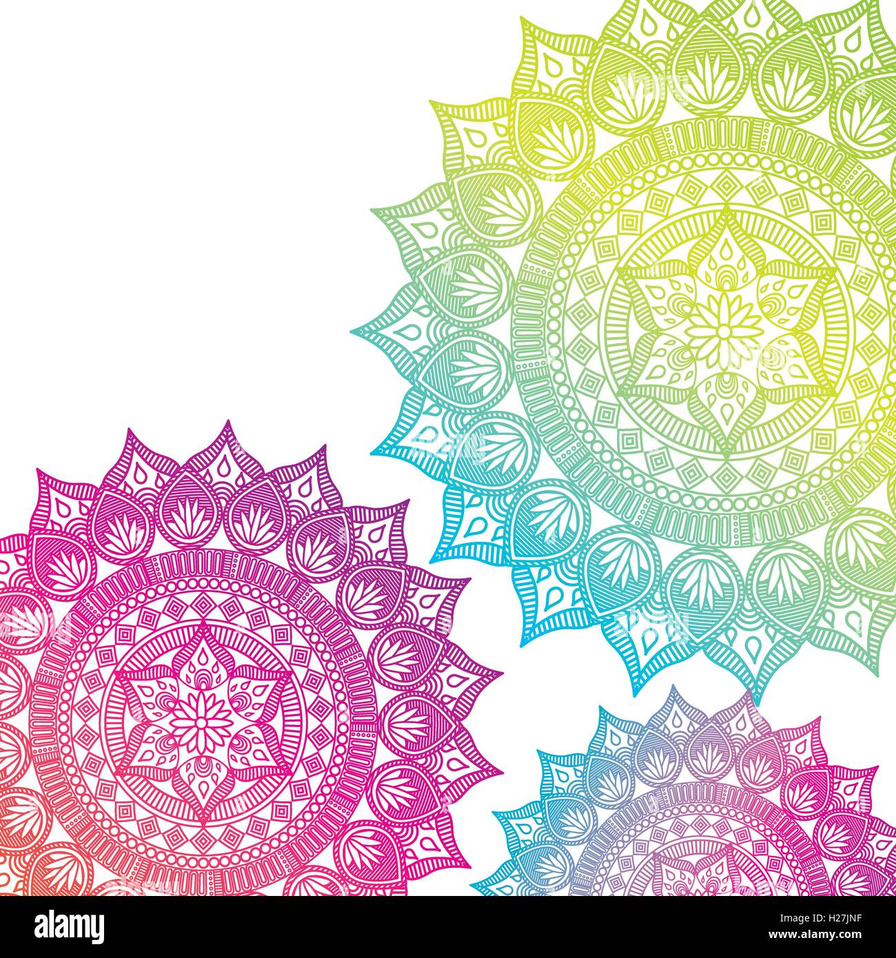 Mandala Stock Vector Images - Alamy