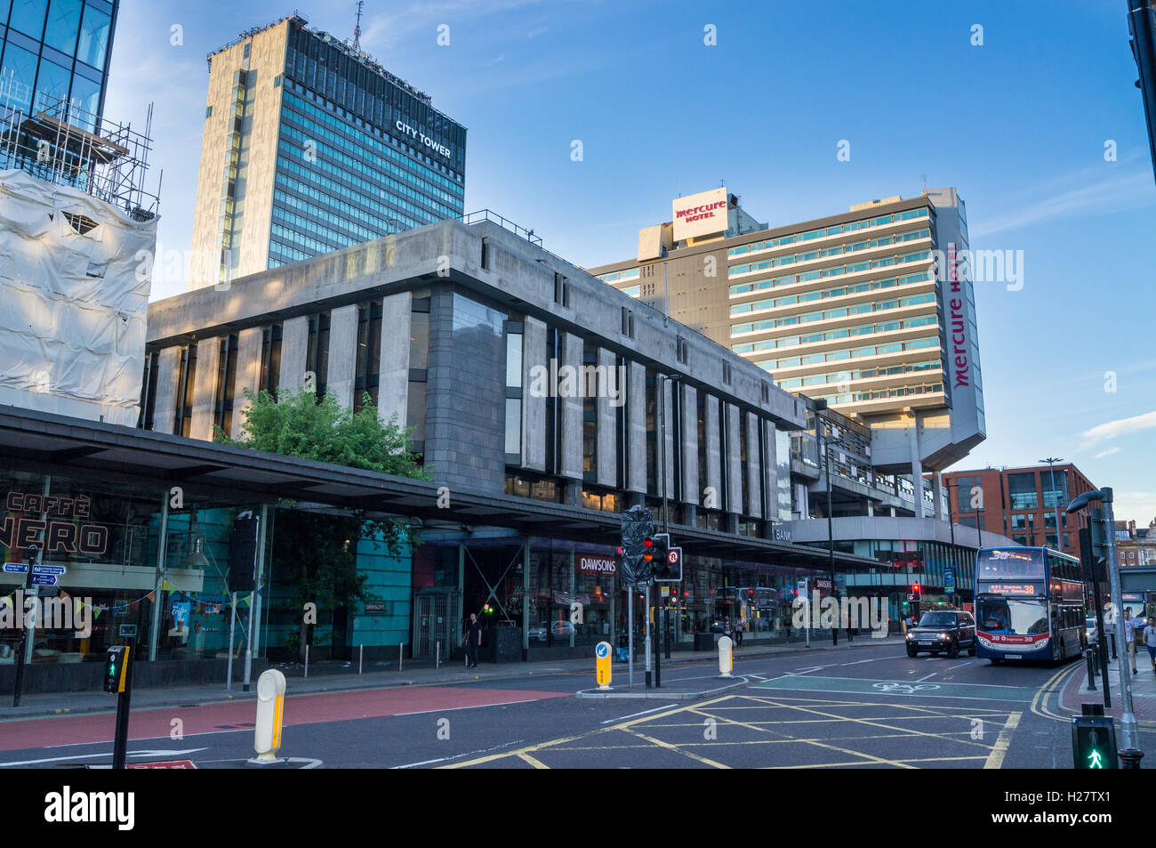 Mercure Piccadilly Hotel and City Tower, Portland Street, Manchester,  England Stock Photo - Alamy