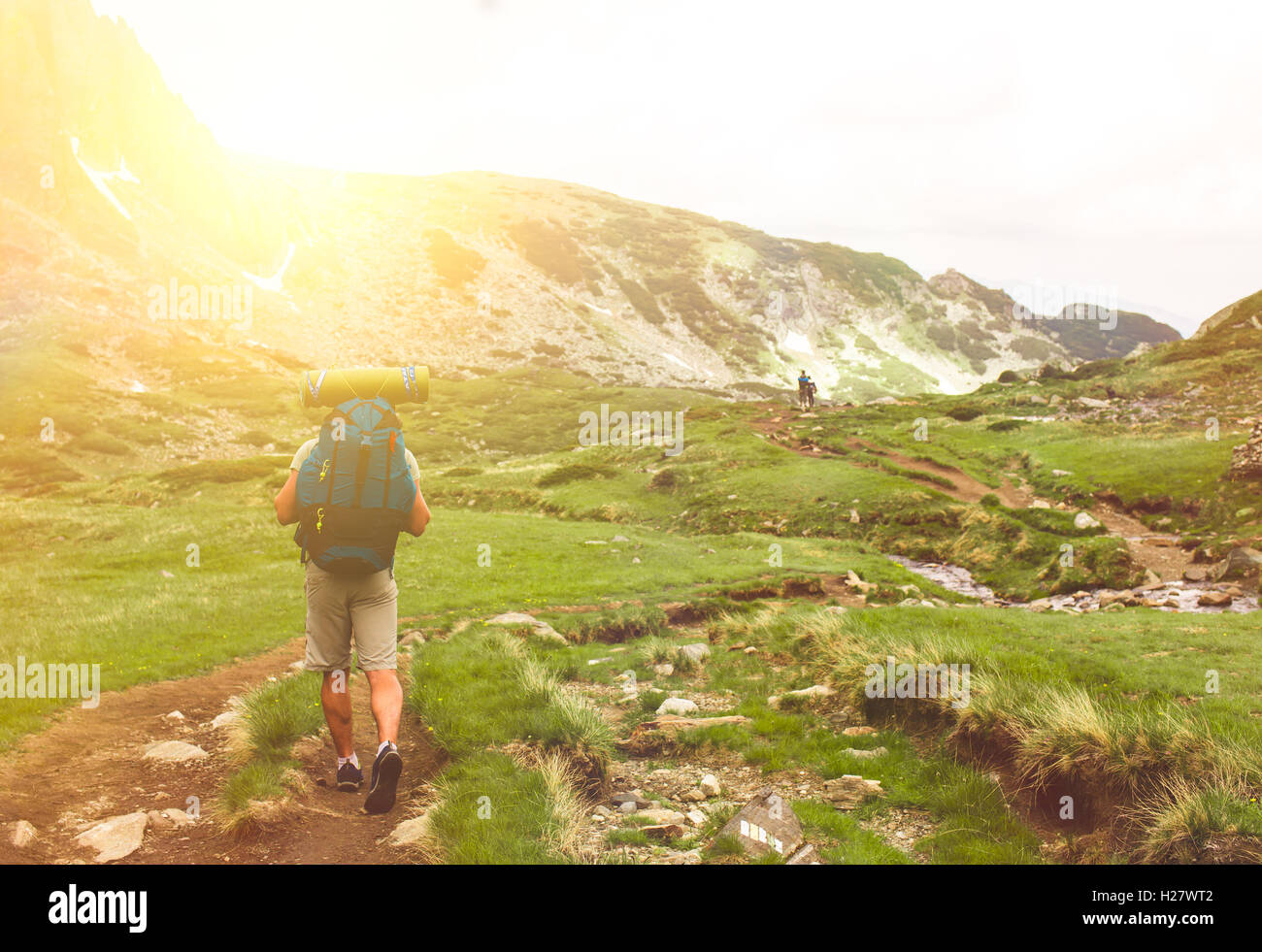 Hiker tourism hi-res stock photography and images - Alamy