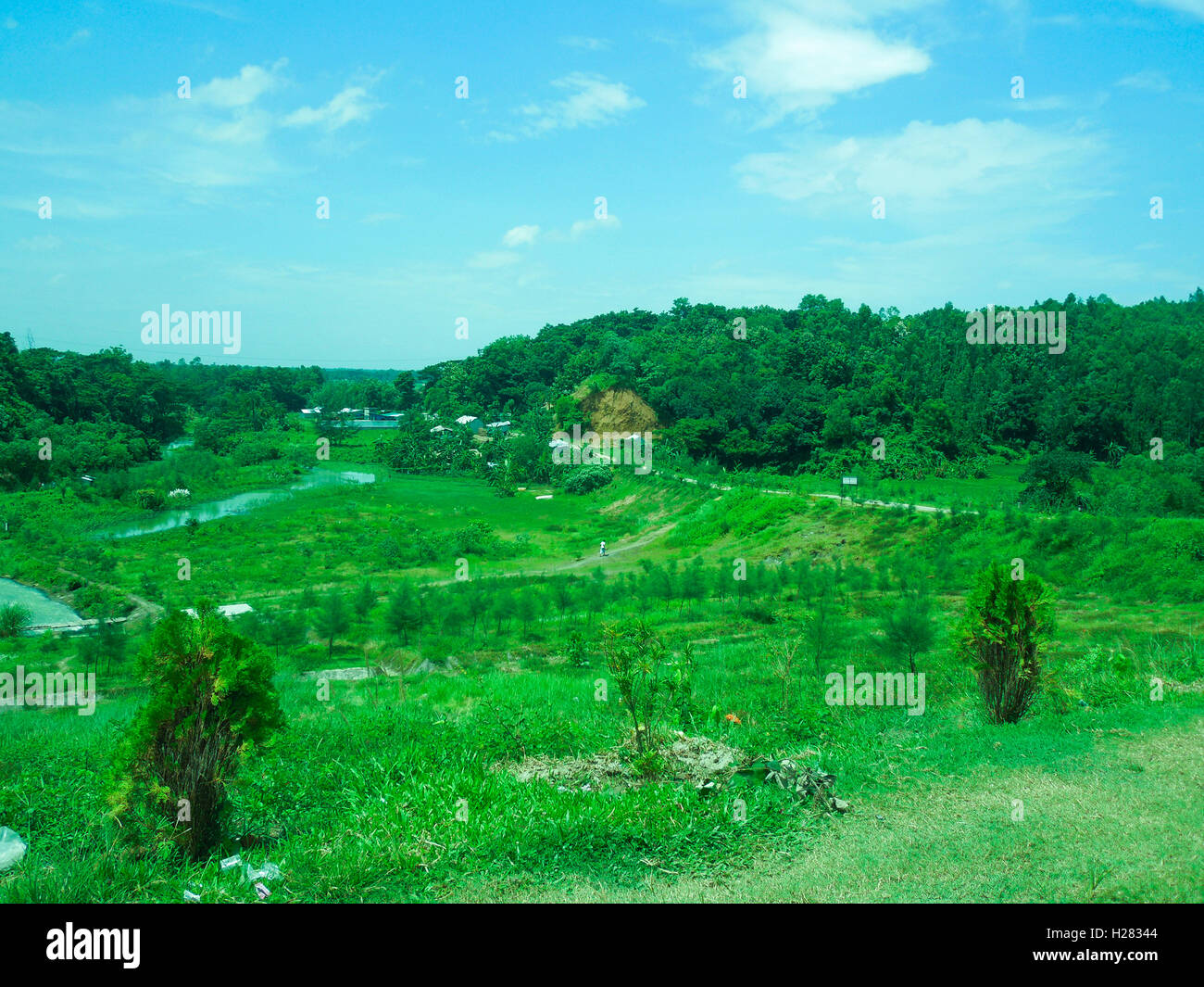 Chittagong hills of Bangladesh Stock Photo