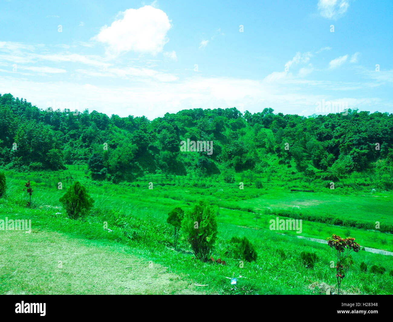 Chittagong hills of Bangladesh Stock Photo