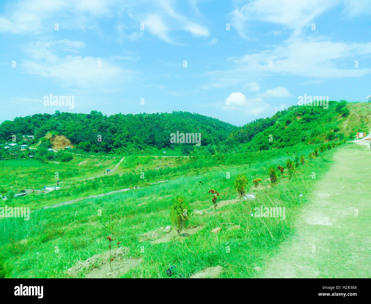 Chittagong hills of Bangladesh Stock Photo