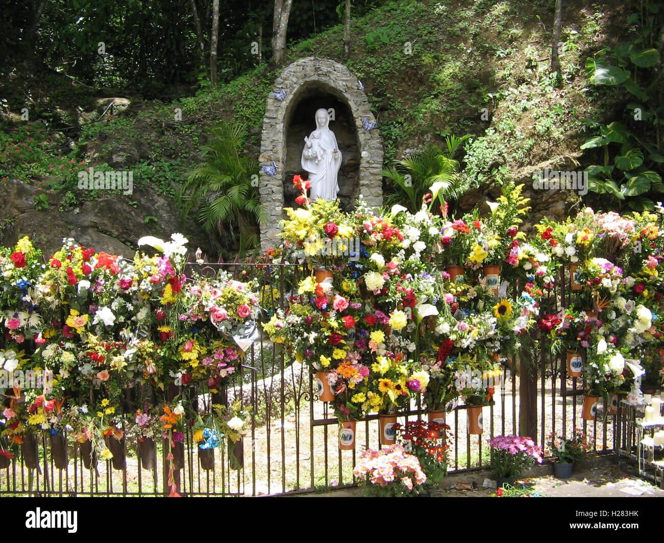 Virgin of Betania monument, Miranda State, Venezuela. Stock Photo