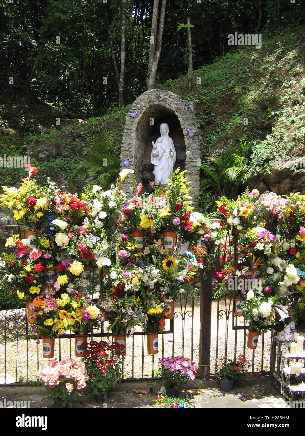 Virgin of Betania monument, Miranda State, Venezuela. Stock Photo