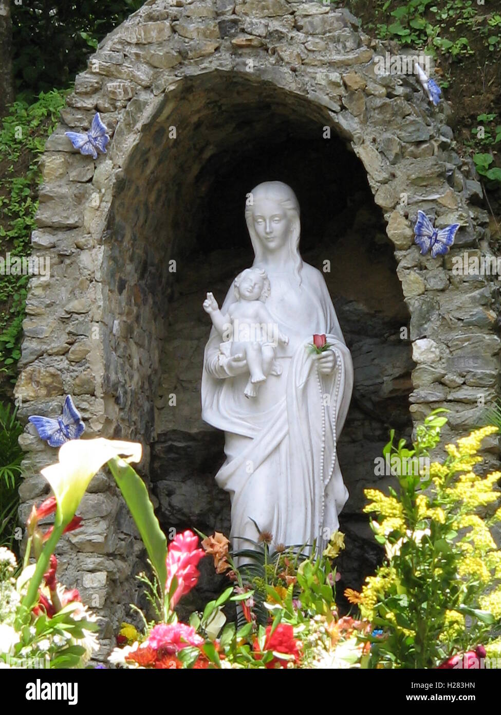 Virgin of Betania monument, Miranda State, Venezuela. Stock Photo