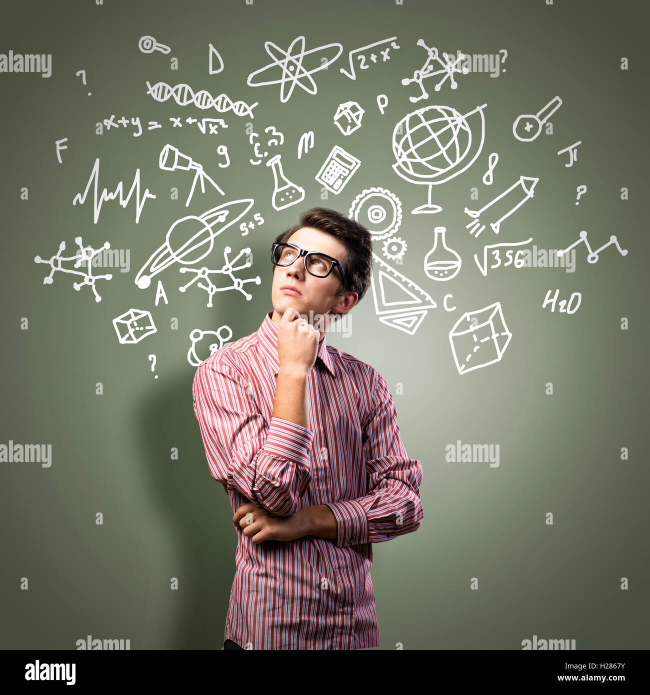 Американский философ современный. Мыслить как ученый. Мыслящий человек. Ученый у доски с формулами. Мышление абстракция.