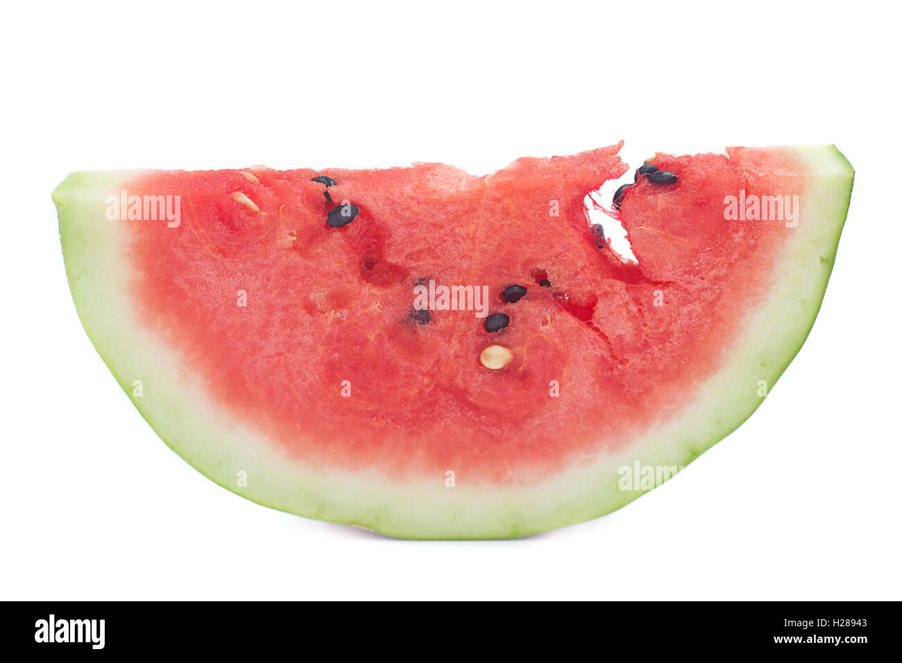 slice of watermelon isolated on white Stock Photo - Alamy