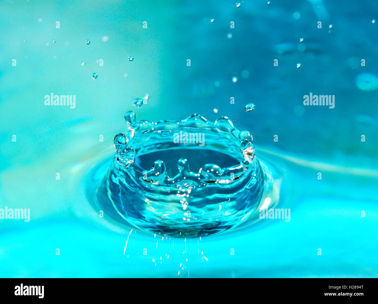 Water drop close up Stock Photo - Alamy