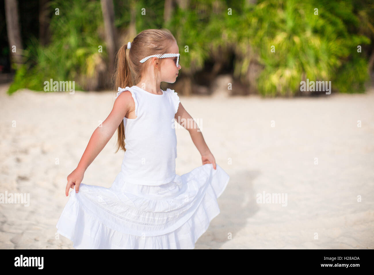 little girl tropical dress