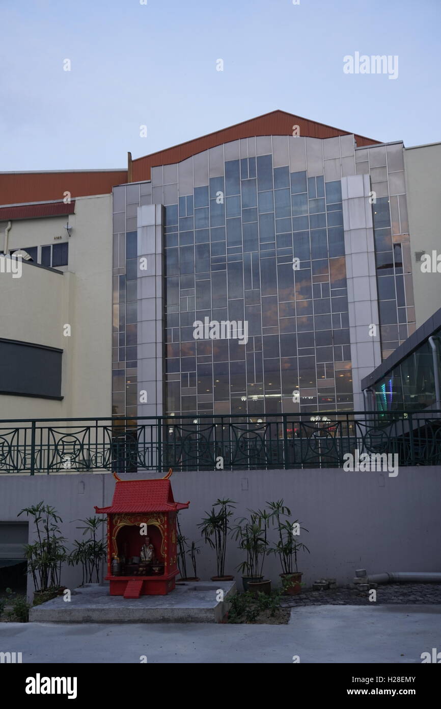Shrine For Datuk Gong Local Guardian Spirit Worshipped In Malaysia Outside A Shopping Mall Stock Photo Alamy