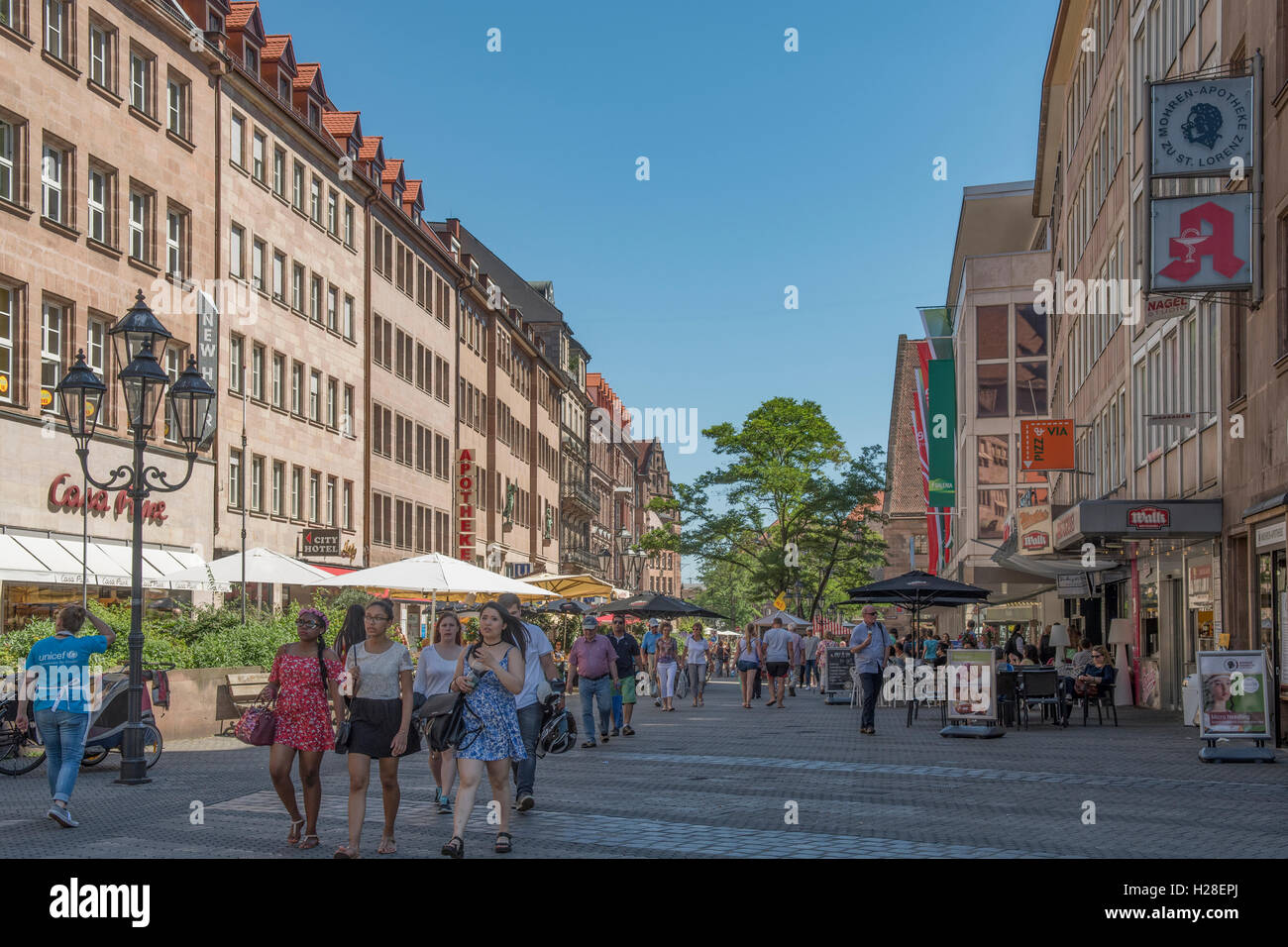 Konigstrasse, Nuremberg, Bavaria, Germany Stock Photo Alamy