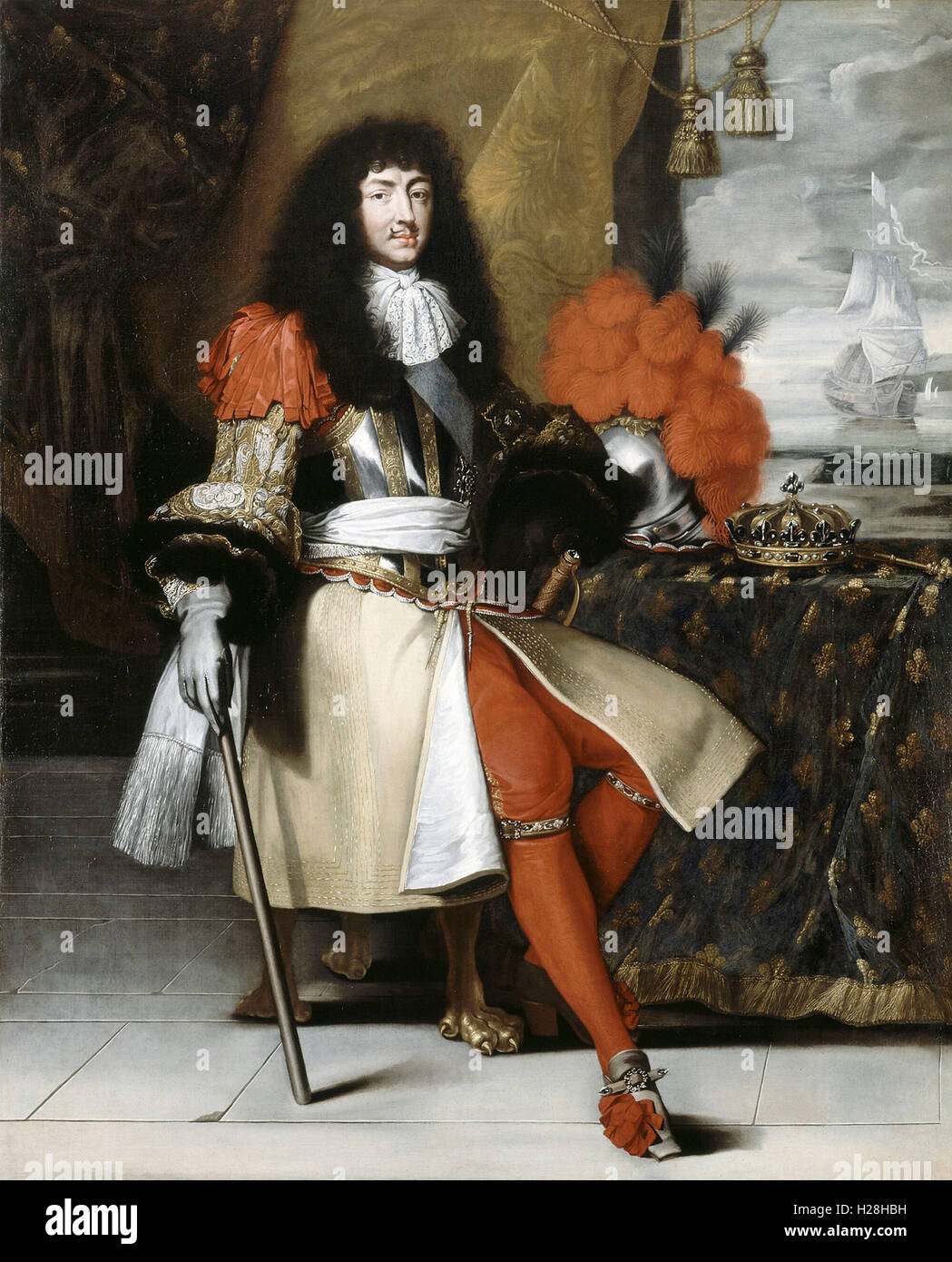 Louis XIV, King of France Stock Photo