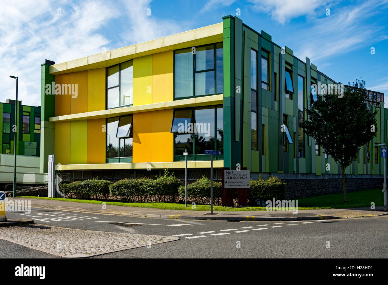 The No.1 building, Nottingham Science Park, Nottingham, England, UK.  Architects - Studio Egret West Limited 2008. Stock Photo