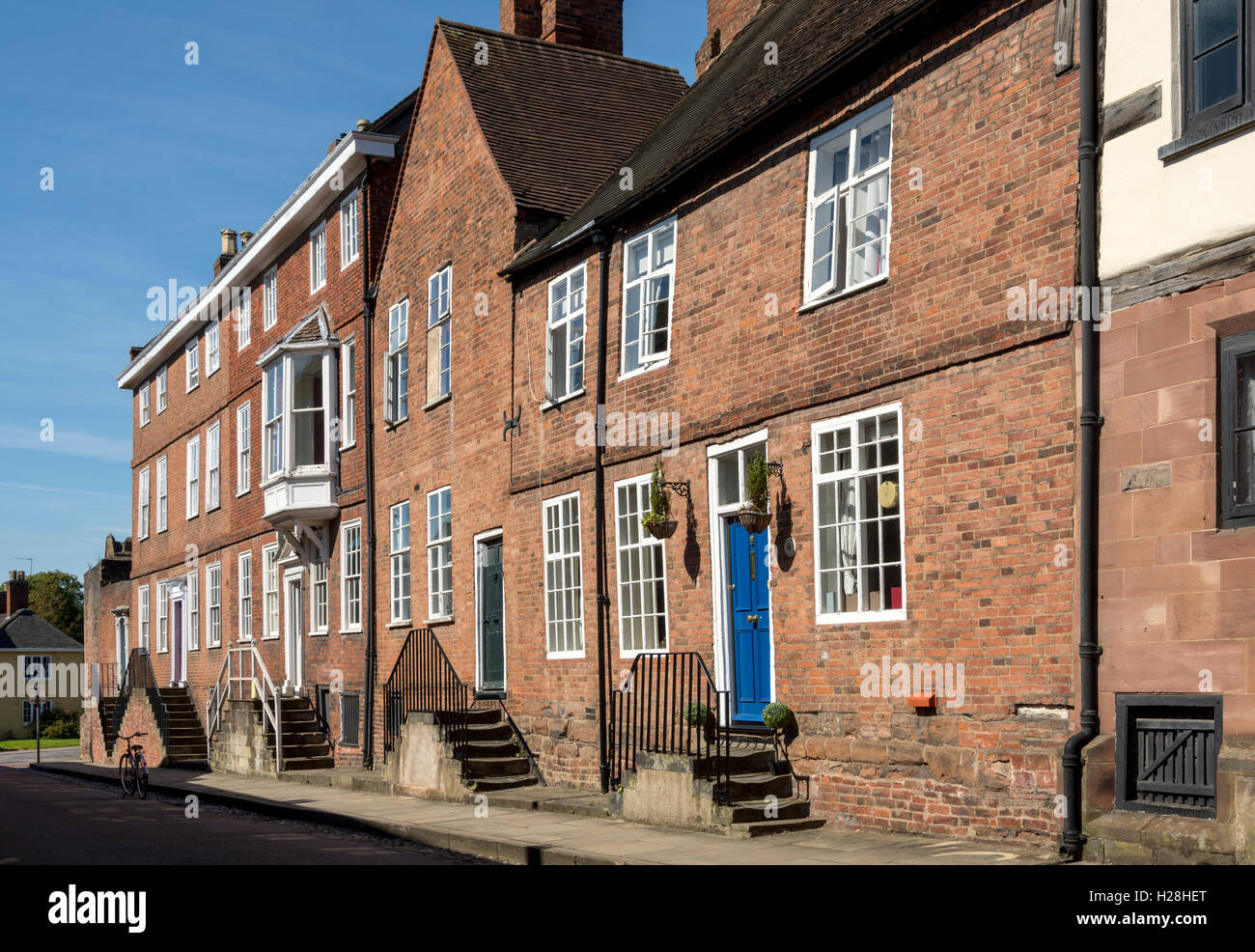 Historic houses in the Cathedral Close, Lichfield, Staffordshire
