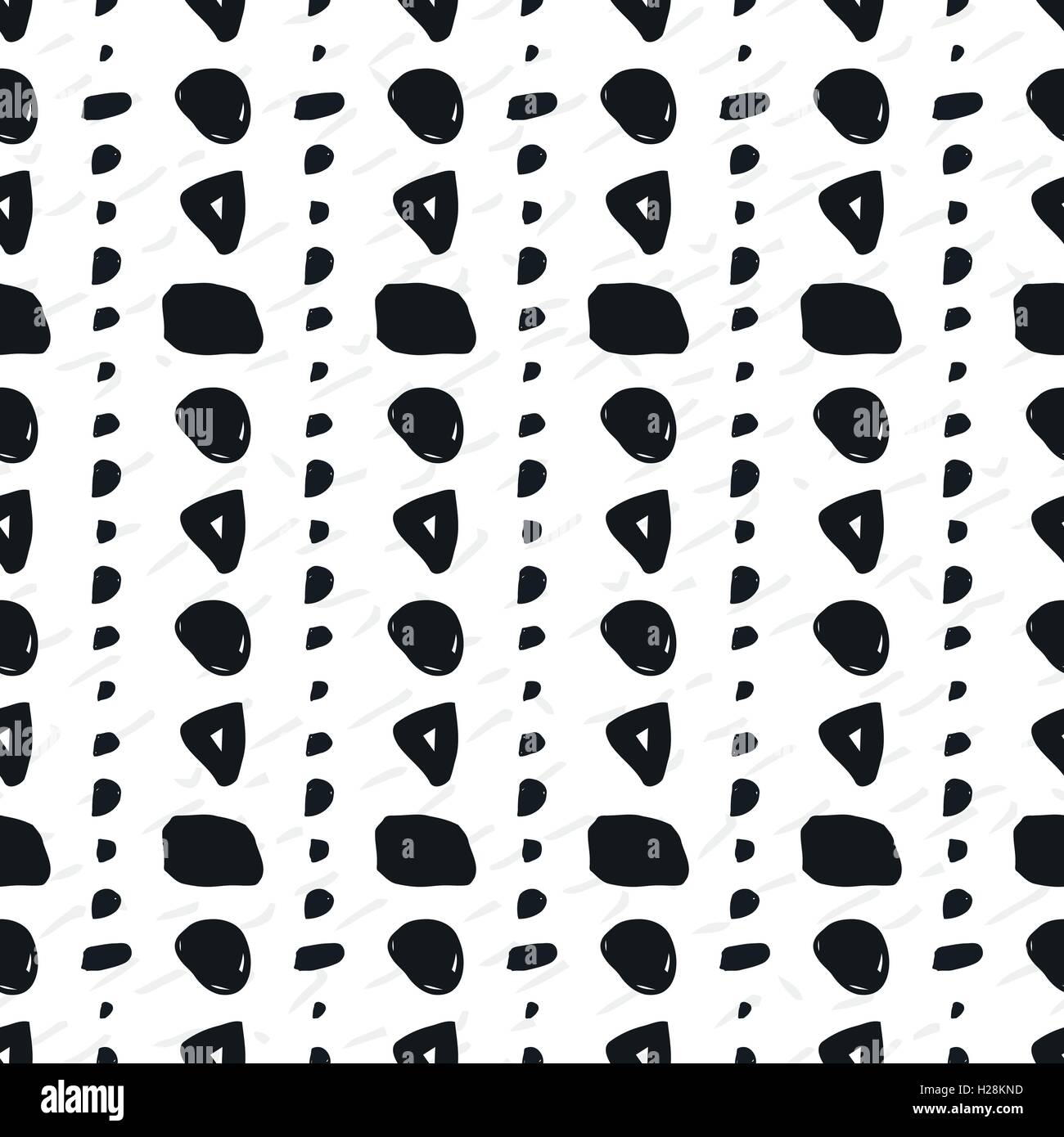 Hand-drawn geometric seamless pattern Stock Vector Image & Art - Alamy