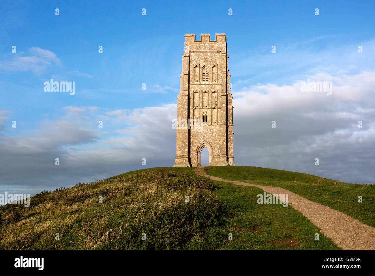 Glastonbury Tor, Glastonbury, Somerset, England, UK Stock Photo Alamy