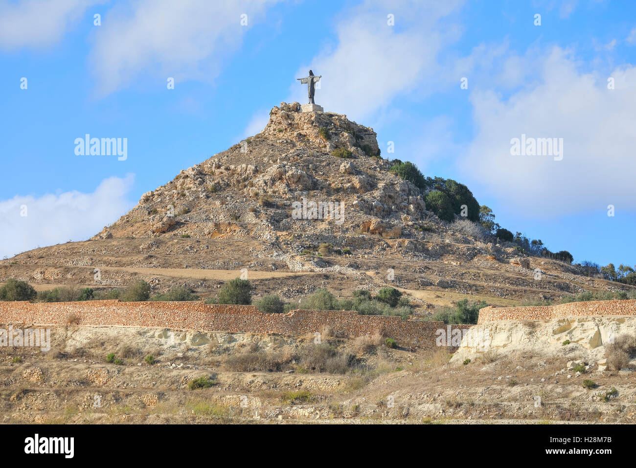 Tas-Salvatur Hill, Gozo, Malta Stock Photo