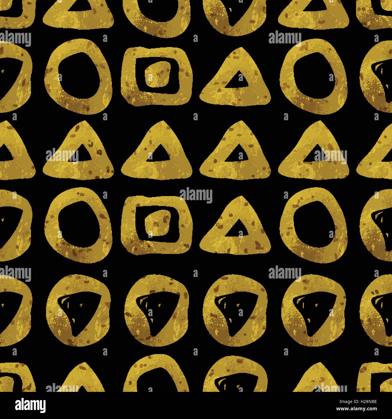 Geometric black and gold seamless pattern Stock Vector Image & Art - Alamy
